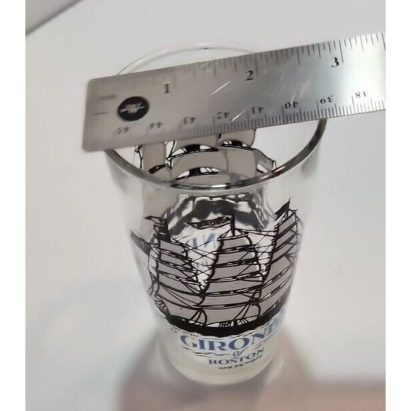 Vtg Hazel Atlas Schooners Blue Glass Ice Bucket & 4 Glasses Long John Silvers - Picture 13 of 16